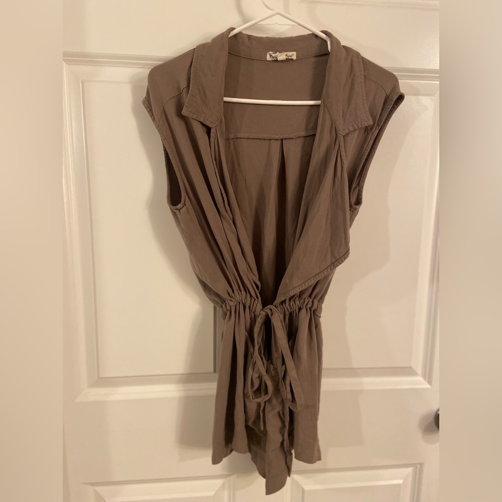 About A girl large duster vest